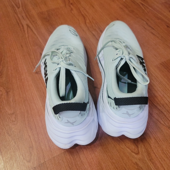 Hoka Bondi X Size 8B Womens Mint green Shoes - Picture 5 of 8